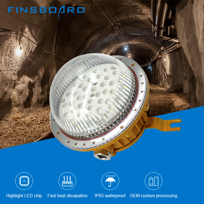 High Bay Light Ip65 Alumínio Fábrica de vidro temperado Led Luz à prova de explosão